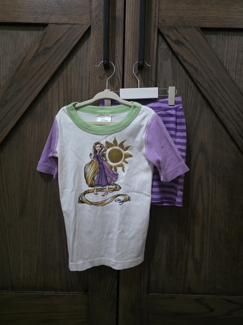 Hanna Andersson Rapunzel Graphic Short Sleeve Pajama Set